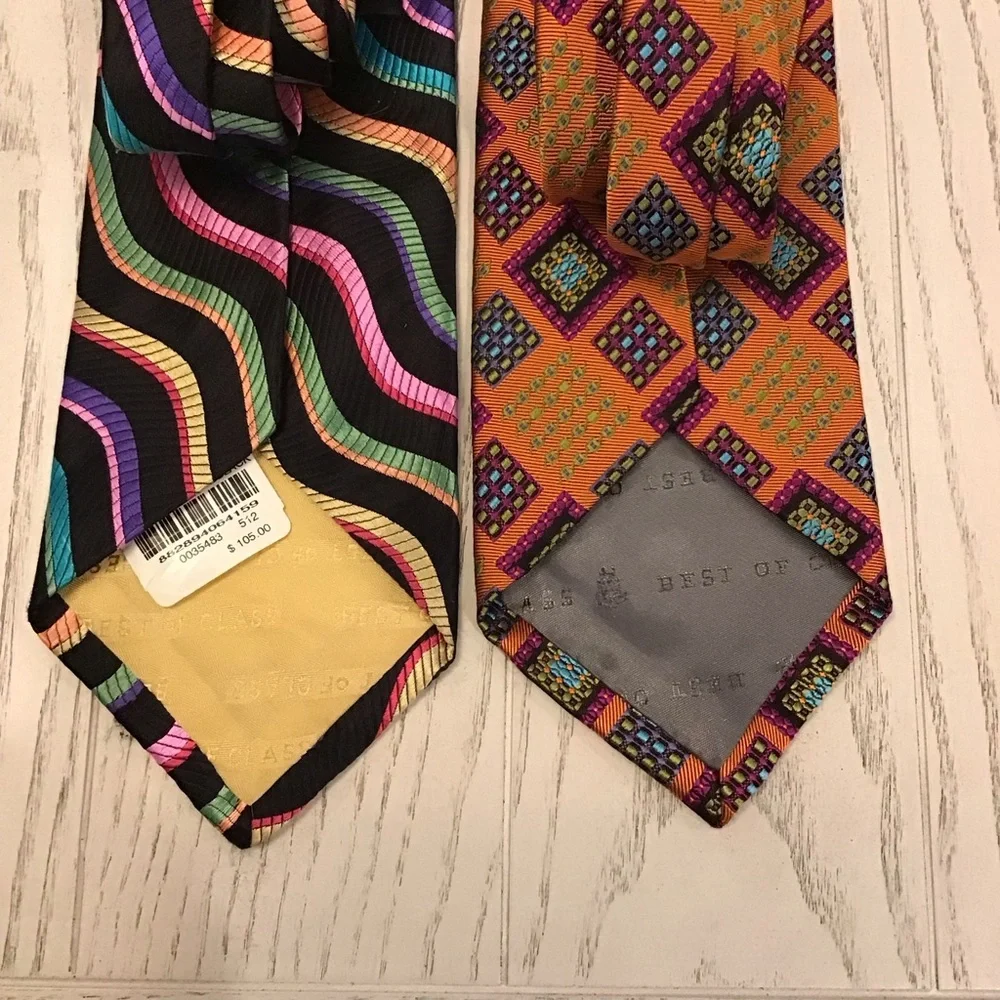 Robert Talbott Handsewn Silk Colorful  Patterned Ties Set Nordstrom USA Made